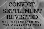 Convict Settlement Revisited