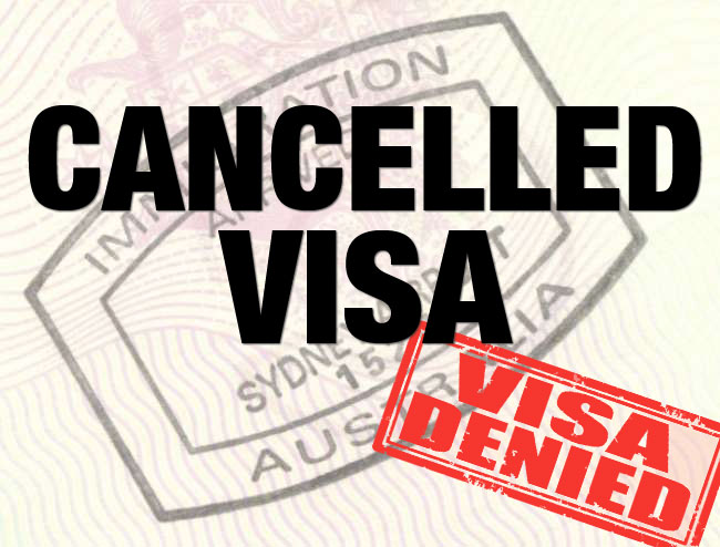 Cancelled Visa - Erskine Rodan and Associates